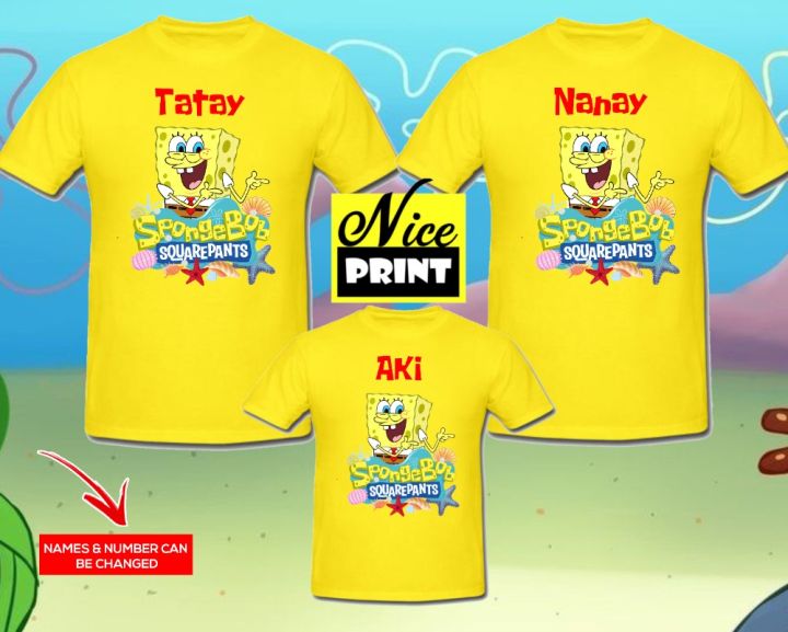 spongebob family shirt