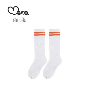 ถุงเท้ากีฬาเด็ก ถุงเท้าแฟชั่นยาวใต้เข่า 2 Striped