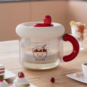 WENTIVV Reusable Greek Yogurt Strainer Fine Mesh Washable Whey Separator Easy Clean With Lid Thick Yogurt Maker Home Kitchen