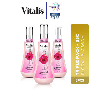 [Paket isi 3] Vitalis Body Scent Blossom Parfum Wanita 120ml