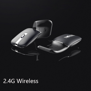 Ultra-thin Rotatable Wireless Mouse Rechargeable Bluetooth Silent Ergonomic Computer For Mac Tablet Macbook Laptop Gaming Office
