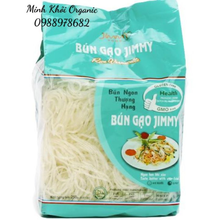 Bún Gạo Jimmy nguyên thùng 4Kg [16 gói*250gr ☆ Date 1/2025]