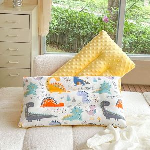 ฤดูร้อนเด็กผ้าไหมน้ำแข็งหมอนเย็นเ ผิวเด็กเย็นหมอนใยหมอน ใช้ได้ทุกฤดู 50*30cm