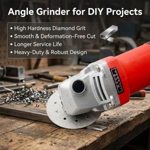 Diamond Grinding Disc Durable Cutting Blade Wear-Resistant Angle Grinder Tool for Smooth Edging