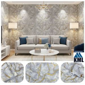 Wallpaper Dinding STICKER Motif MARMER ABSTRAK MODERN 45 cm x 7 m