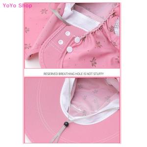 💕 YoYo Shop 💕 Female Summer Sun Hat UV Protection Cycling Large Brimmed Hat with Neck Flap Shawl Hats Outdoor Protect Removable Face Mesh Breathable Cap