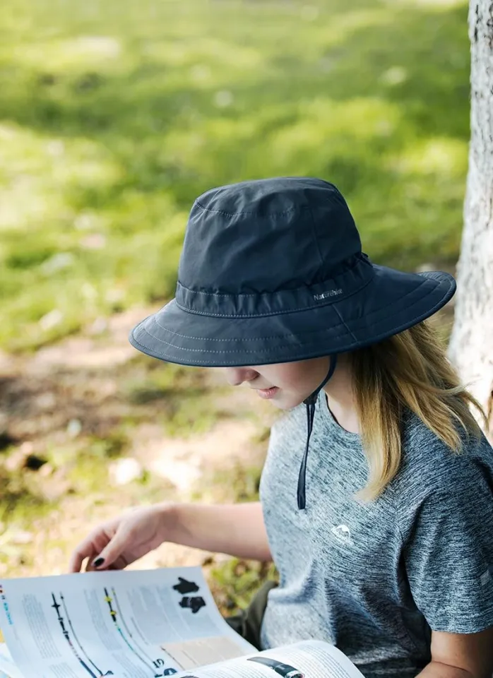 Hat Drawstring Sunscreen Fisherman Hat Men and Women Summer