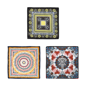 Multifunctional Breathable Headscarf Print Pattern Square Breathable Head Scarf Trendy Youth Accessory