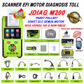 JDiag M200 Motor Scanner Function Diagnostic Tool Diagnosis M 200 Kesalahan OBDII ECU CO Motor Injeksi M-200 Scanner OBD2 Alat Diagnostik Sepeda Motor. 