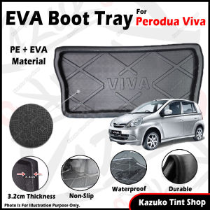 EVA For Perodua Viva EVA Copolymer Car Boot Tray Luggage Cargo Trunk Tray Dulang But Kereta 汽车后箱垫
