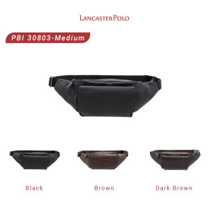 Lancaster Polo Mens Top Grain Cowhide Chest Bag / Waist Bag - PBI 30803 / PBI 30804