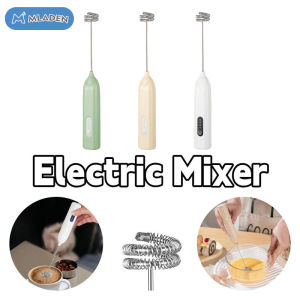 MLADEN Electric Egg Beater Milk Coffee Foamer Handheld Electric Mixer USB Rechargeable Speed Adjustable
