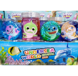 Stress Relief ColorfuL Crystal Slime Soft Jelly Clay Putty Mud Toy Unicorn / Hero/ Dino for Children Gift (2228)