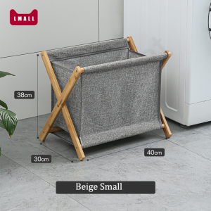 SG seller bamboo folding laundry basket Foldable Laundry Basket/ Large Capacity Laundry Basket