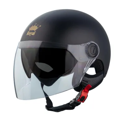 MŨ BẢO HIỂM NỬA ĐẦU 1/2 LÓT THÁO RỜI 2 KÍNH CHÍNH HÃNG ROYAL M163K(2 KÍNH)