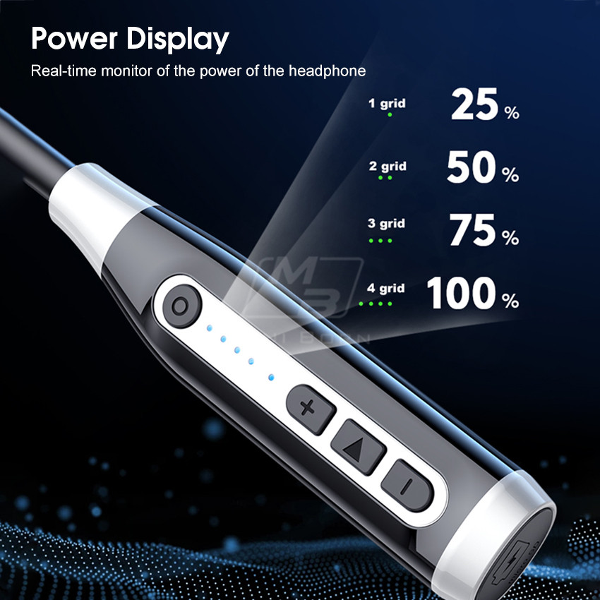 Ασύρματα ακουστικά Bluetooth Mini Born για παιχνίδια, ενσωματωμένα ακουστικά HD, στερεοφωνικά ακουστικά για αθλητικά ακουστικά, στερεοφωνικά ακουστικά με ακύρωση θορύβου και διπλό μικρόφωνο F_voghion.com