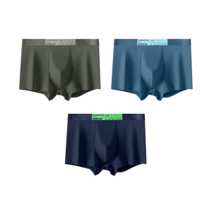 CMENIN  3Pcs Popular Nylon Man Underwear Boxers Mens Panties Low Waist Cueca Men Underpants Boxershorts New Arrival M1886