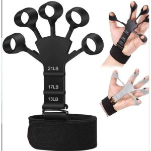Dụng cụ tập cơ ngón tay tập cơ tay 3 cấp độ tăng lực tay nhanh nhỏ gọn tập được mọi lúc mọi nơi