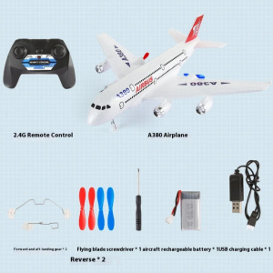 Remote Control Airplane Kid Boy Gift High Speed for Boeing 747 A380 RC Glider Plane Toy 3-channel  2.4G Controller