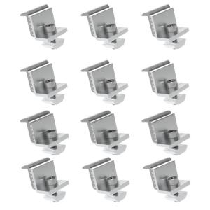 12 cái mạnh mẽ solars Bảng điều chỉnh Kẹp bảo vệ khung xe mô tô để cài đặt an toàn trên mái nhà khác nhau và tàu biển sử dụng thường nhật
