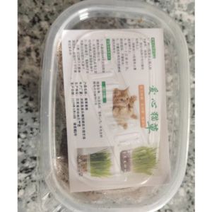 *HCM* Bộ Kit Tự Trồng Cỏ Mèo Tươi Siêu Dễ Bằng Đất Dinh Dưỡng Pha Lê An Toàn
