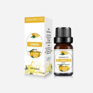 Premium Aromatherapy Essential Oil Set with Wood Grain Ultrasonic Humidifier - 10ml Mix Pack (Lavender/Tea Tree/Peppermint/Aloe Vera)