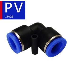 SIRENXI 4mm/6mm/8mm/10mm/12mm Hard Pneumatic Auxiliary Accessory Push In Plastic Hose Pneumatic Connector Pipe Connector Quick Fittings