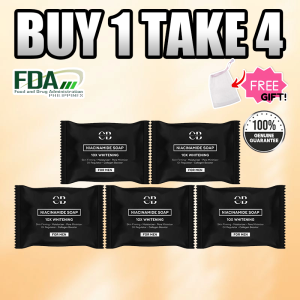Buy 1 Take 4 CB Premium Mens Soap Niacinamide For 10X Whitening Oil Control Sensitive For All Skin Type