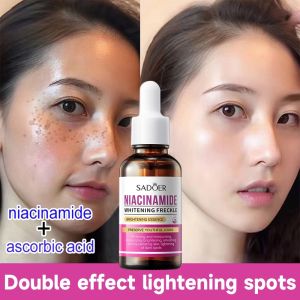 Niacinamide Whitening Serum Vitamin C Hyaluronic Acid Remover and Anti Melasma Dark Spot Whitening Skin Pekas Remover Brightening Facial Essence 30ML