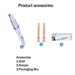 Kemei KM-2063 Automatic Curler Iron Ceramic Curling Curler Stick Fast Heating Multi-Function Styler