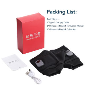 Heating Gloves USB Rechargeable Winter Warm Electric Heated Gloves Fingerless Hand Warmer Thermal Warmer Mitten for Outdoor Hiking Cycling Typing