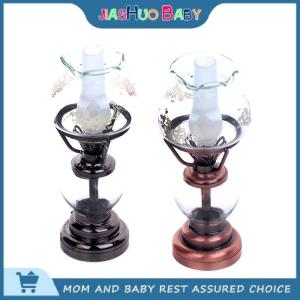 JiaShuo Baby Toy 1:12 Dollhouse Miniature LED Light Candlestick Lamp Desk Lamp Home Lighting Model Furniture Decor Toy Doll House Accessories