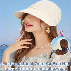 Women Sun Hat Sunproof Anti-UV Hats Wide Brim Bucket Caps Sunscreen Beach Cap