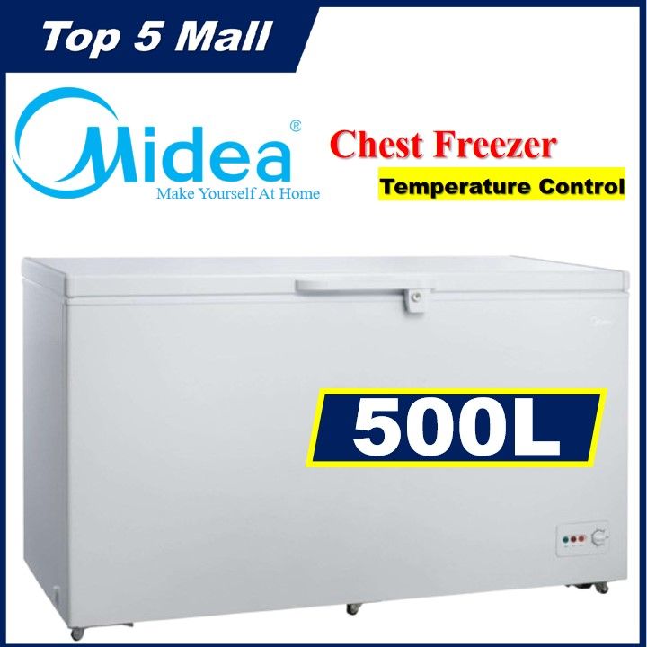 Midea 390L / 500L WD300W / WD500WR Chest Freezer / Refrigerator