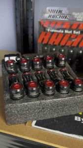 Volks rays Lugnut M12x1.5mm 20pcs made hard Steel for Honda Kia Hyundai FordToyotaMitsubishi