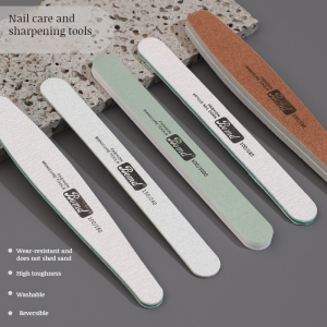 💅Fancy Fingers💅Multi Grit Wood Nail Files Strong หนาไม้ Coforful กระดาษทรายไฟล์เล็บ Buffing Washable Lime A Ongle เล็บเครื่องมือ