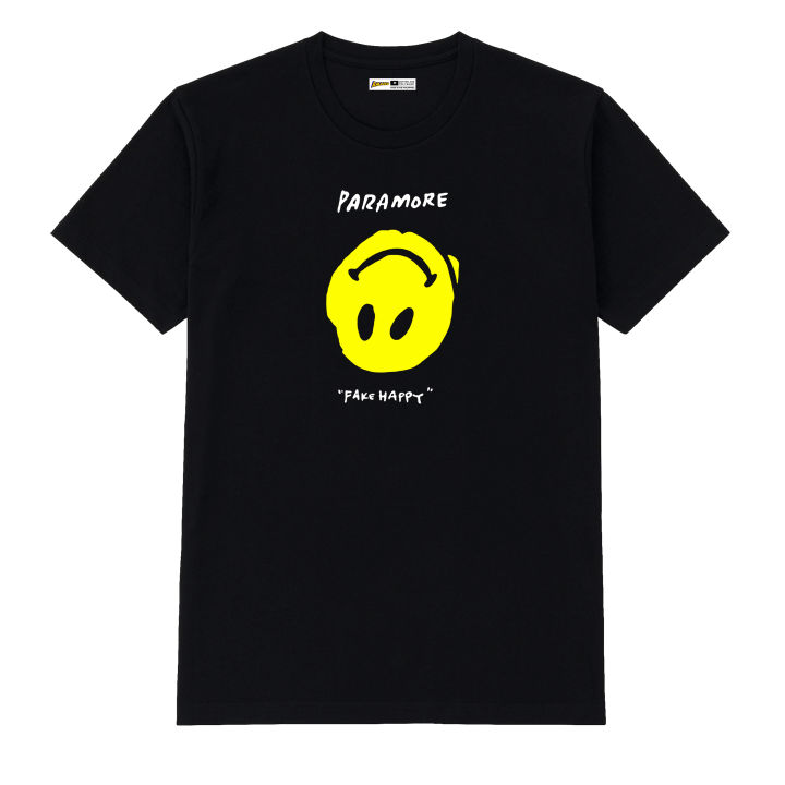 Paramore Merch Paramore Fake Happy Shirt - Sgatee
