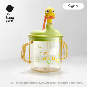 Bc Babycare Childrens Milk Cup PPSU Scale Direct Drinking Straw Water Cup For Babies Aged 1-2-3 And Above To Drink Milk Bottles2026