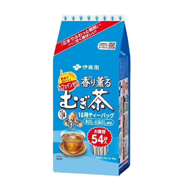 Mugi Tea ITO EN ICED JAPANESE MUGI CHA BARLEY TEA 54 SACHETS CAFFEINE-FREE ...