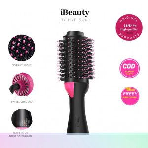 iBeauty Hot Hair Blow Auto Rotating Air Styler - 3in1 Catok HairDry & Curler