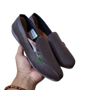 SEPATU KASUAL slip on wanita flat shoes kulit PU import nyaman dipakai tidak licin lentur kekinian