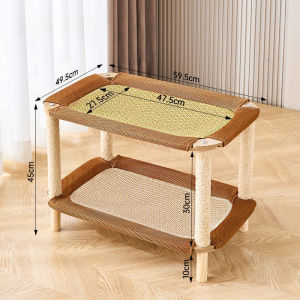 Cat Cool Nest Summer Cooling Rattan Pet Bed Multi Layer Cats Available Rattan Pet Nest Hammock Katil Kucing