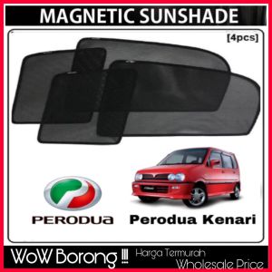 Magnetic Sunshade Perodua MyviAlza AxiaVivaBezzaAruz Pelindung Cahaya Matahari Magnetik Kereta