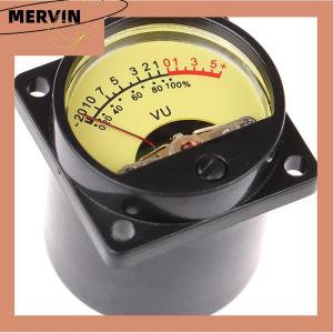 [MERVIN]💖[HOT SALE]🎈🎈 1Pc Panel VU Meter 6-12V Bulb Warm Back Light Recording Audio Level Amp Meter