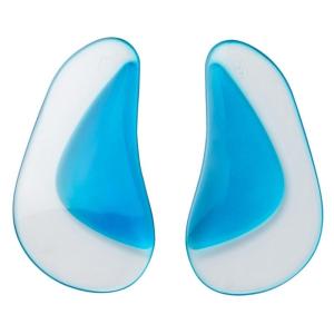 1 Pair Orthotic Blue Arch Support Shoe Insoles Flat Feet Arch Insert Gel Pads for Foot Pressure Relief and Improved Gait