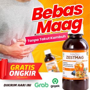 Obat Asam Lambung MADU ZESTMAG Obat Maag Kronis Paling Ampuh Herbal Alami Asli Original BPOM