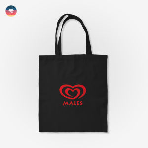 TOTEBAG KANVAS PARODI BRAND MALES | CANVAS TOTEBAG MALES HITAM PUTIH | RESLETING