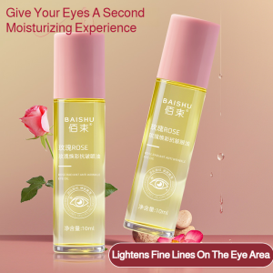 Rose Eye Essence Oil Anti-wrinkle Firming Essence Eye Oil Massage Roller Ball Lighten Fine Lines Dark Circles Eye Cream 抗皱淡纹眼部滚珠精华油