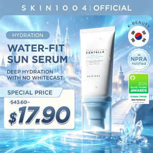[BEST] SKIN1004 Madagascar Centella Hyalu-cica Water-Fit Sun Serum SPF50 PA++++ No White Cast Long-lasting Hydrating Lightweight for Daily Use | 50ml