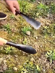 Garden Plant Tools Two Metal Weeding Shovel Vegetable Garden Agricultural Planting Spade Hand Tools